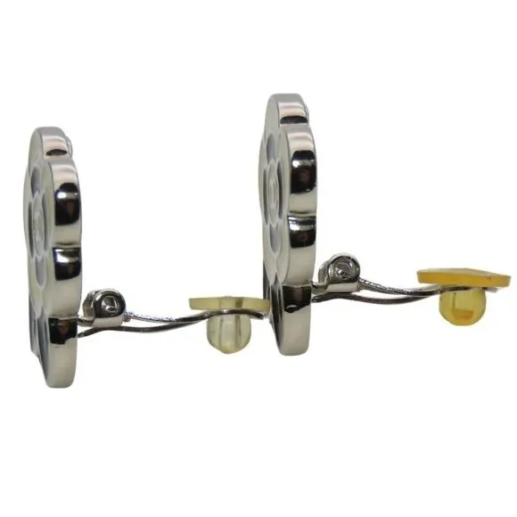 CHANEL Black Logo Earrings - Picture 2 of 9